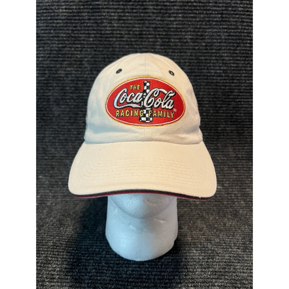 2003‎ Steve Park #1 Coca-Cola Racing Family NASCAR Adjustable Hat Vintage Y2K